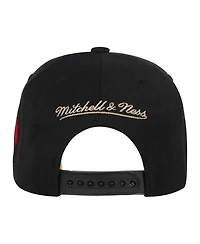 Mitchell & Ness Big Boys and Girls Black Buffalo Bills Cream Team Script Snapback Hat