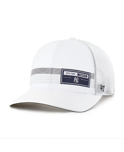 '47 Brand Men's White New York Yankees Rangefinder Brrr Trucker Adjustable Hat