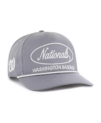 '47 Brand Men's Gray Washington Nationals Foundational Hitch Adjustable Hat