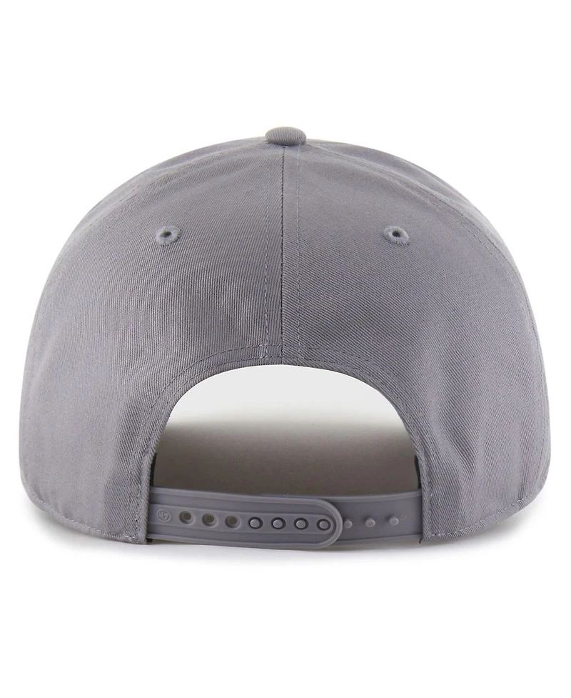 '47 Brand Men's Gray Indiana Hoosiers Contemporary Basics Foundational Rope Hitch Adjustable Hat