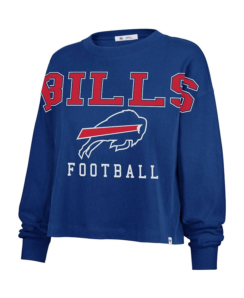 '47 Brand Women's Royal Buffalo Bills Outreach City Oversized Long Sleeve T-Shirt