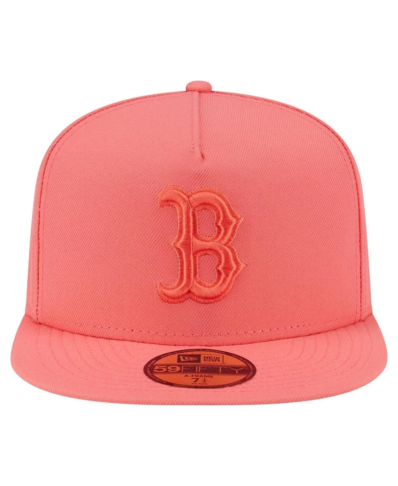 New Era Men's Boston Red Sox Color Pack A-Frame 59FIFTY Fitted Hat