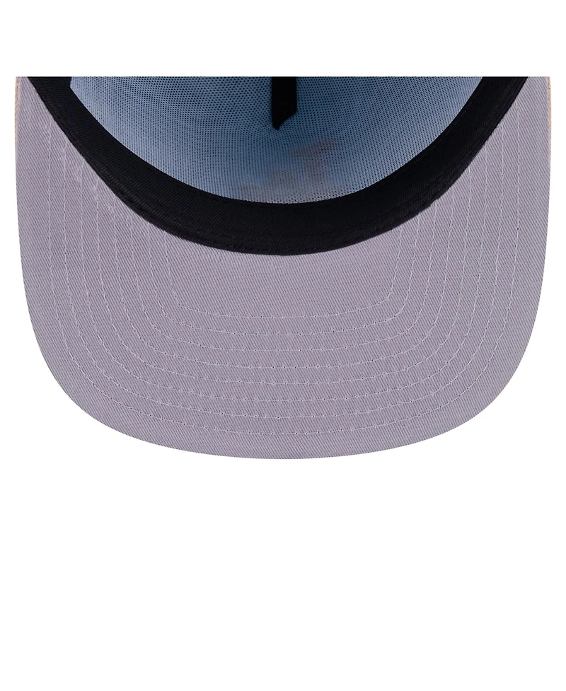 New Era Men's Light Blue/Cream Los Angeles Dodgers Two-Tone Color Pack A-Frame 59FIFTY Fitted Hat