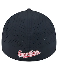 New Era Men's Navy Cleveland Guardians 39THIRTY A-Frame Perforated Flex Hat