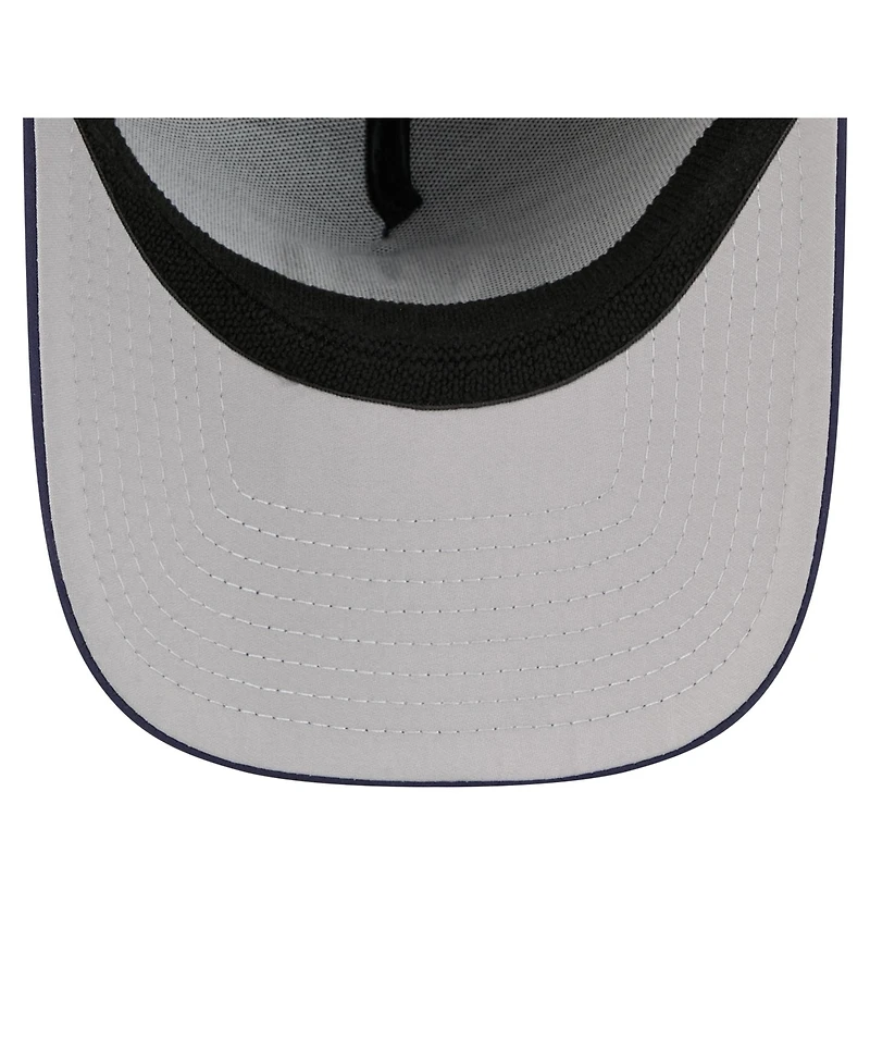 New Era Men's Navy Milwaukee Brewers 39THIRTY A-Frame Perforated Flex Hat