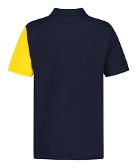 Tommy Hilfiger Toddler and Little Boys Diagonal Color Block Polo Shirt