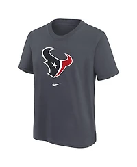 Nike Big Boys and Girls Anthracite Houston Texans Primary Logo Legend T-Shirt