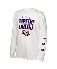 Outerstuff Big Boys and Girls Lsu Tigers The Mix T-Shirt Combo Set