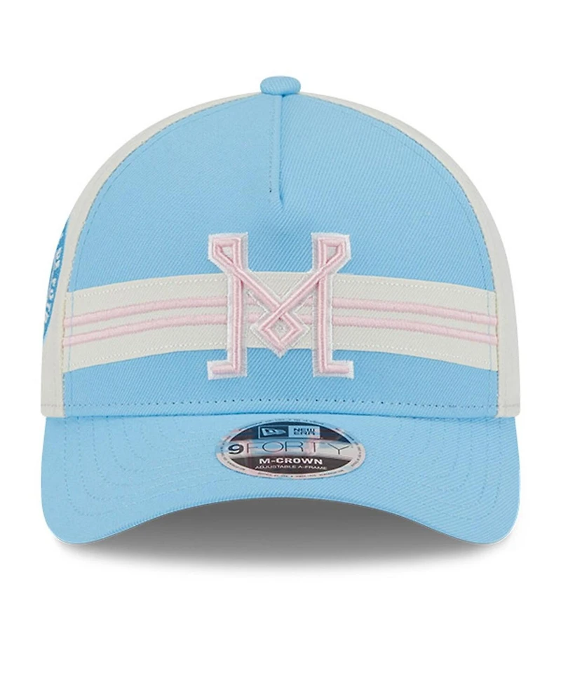New Era Big Boys and Girls Light Blue Inter Miami Cf 2025 Jersey Hook 9FORTY M-Crown Adjustable Hat