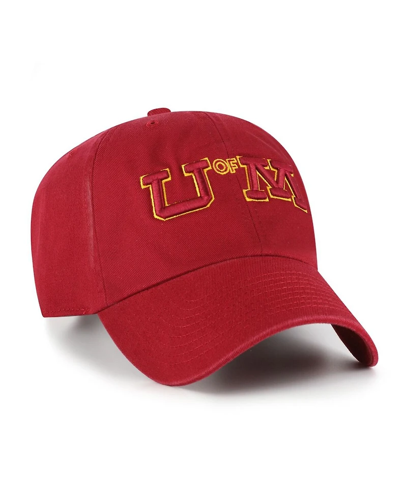 '47 Brand Men's Maroon Minnesota Golden Gophers Vault Clean Up Adjustable Hat