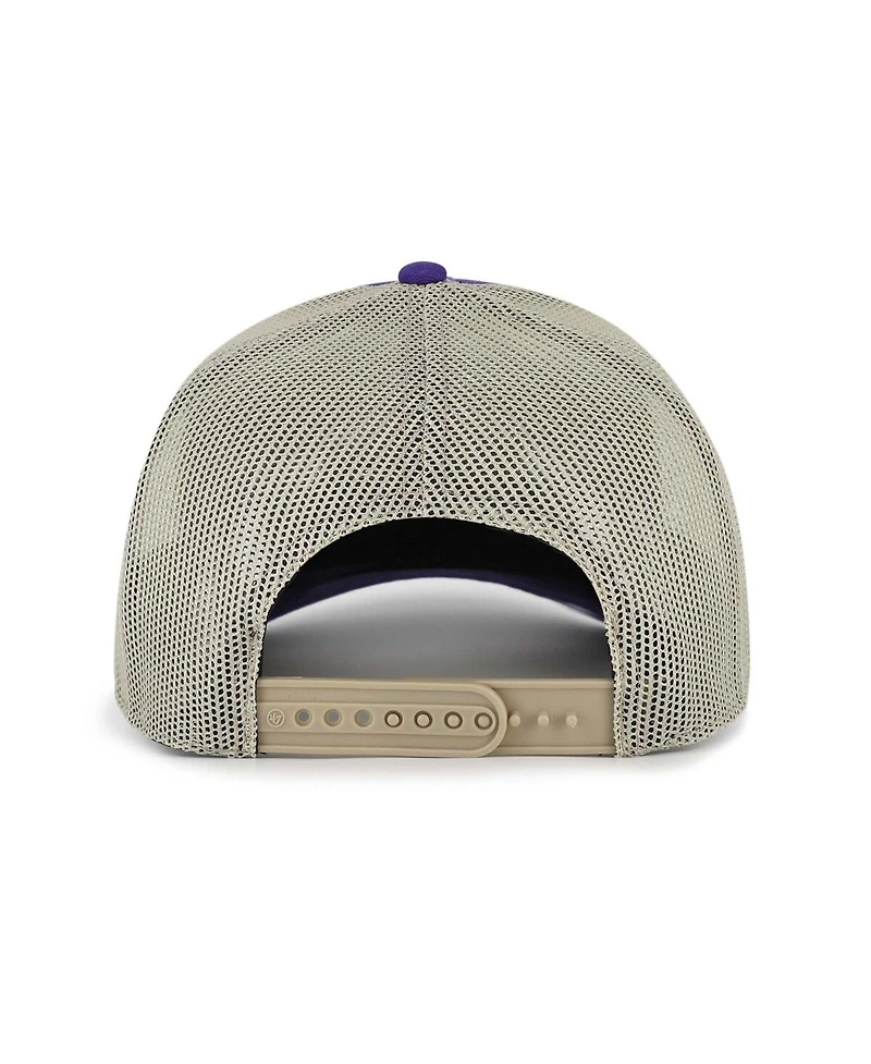 '47 Brand Men's Purple Lsu Tigers Arid Adjustable Trucker Hat