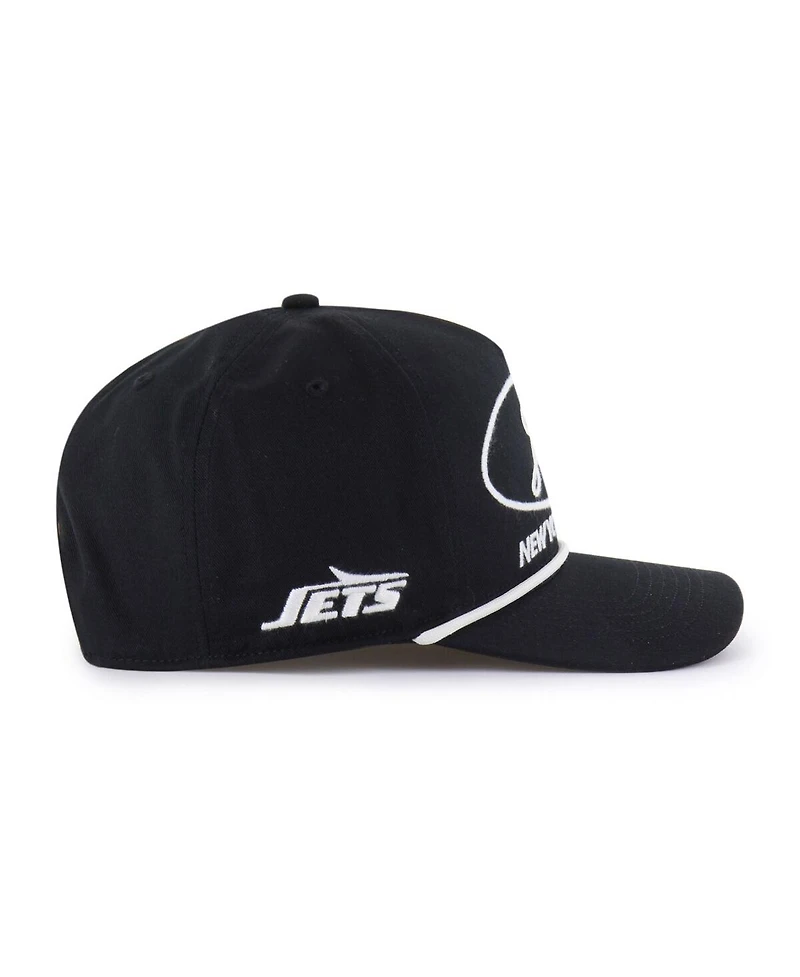 '47 Brand Men's Black New York Jets Foundational Hitch Adjustable Hat
