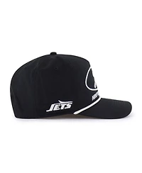 '47 Brand Men's Black New York Jets Foundational Hitch Adjustable Hat