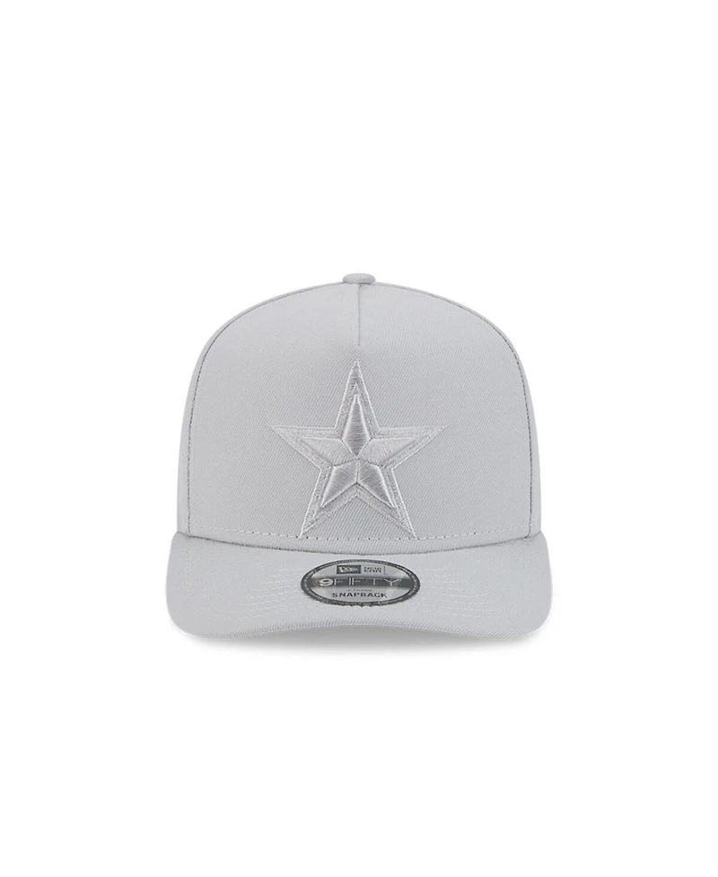 New Era Big Boys and Girls Gray Dallas Cowboys Color Pack A-Frame 9FIFTY Snapback Hat
