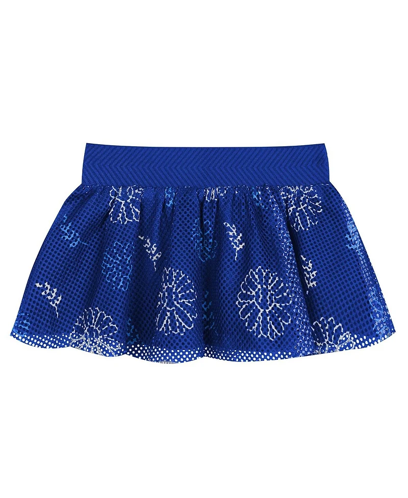 Outerstuff Newborn 2-Piece White/Royal Toronto Blue Jays Sweet Catcher 3-Piece Bodysuit, Headband and Skirt Set