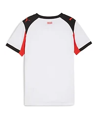 Puma Big Boys and Girls White Ac Milan 2025/26 Replica Jersey