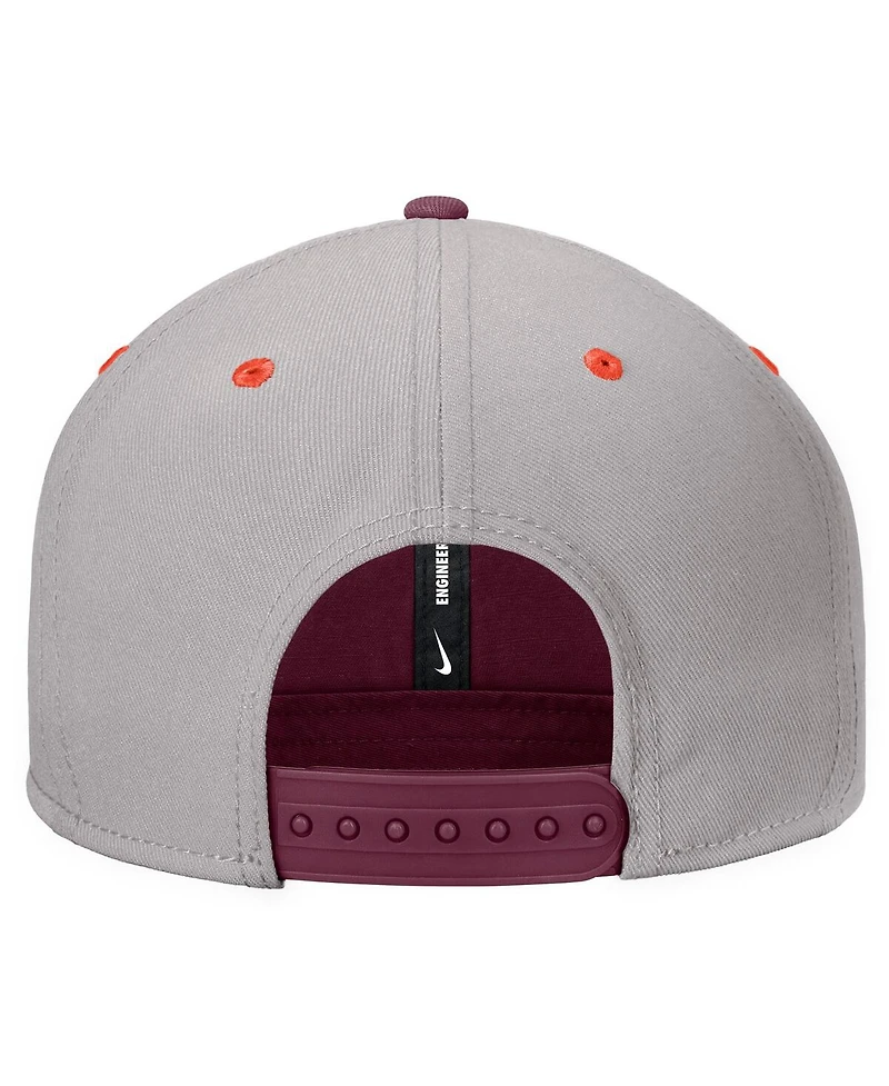 Nike Men's Maroon Virginia Tech Hokies Vintage Patch Snapback Hat