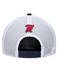 Nike Men's Navy Ole Miss Rebels 2025 On-Field Rise Trucker Adjustable Hat