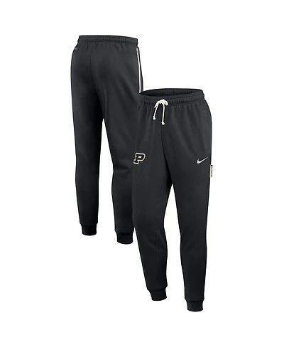 Nike Men's Black Purdue Boilermakers 2025 Sideline Performance Taper Pants