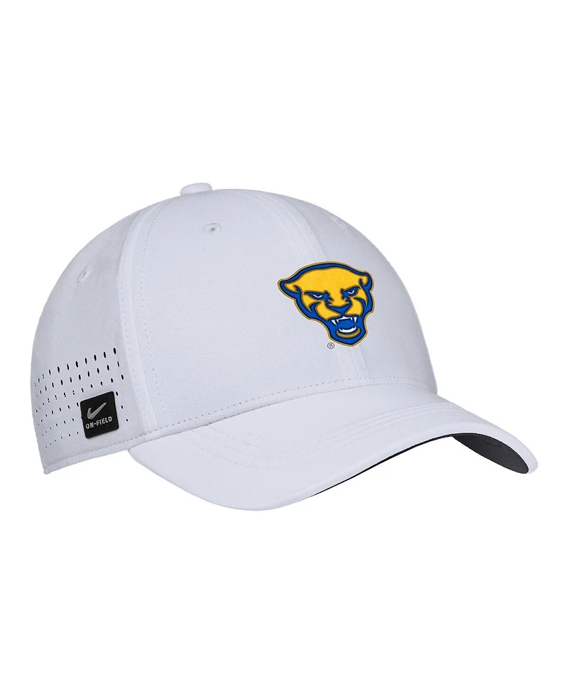 Nike Men's White Pitt Panthers 2025 On-Field Performance Flex Hat
