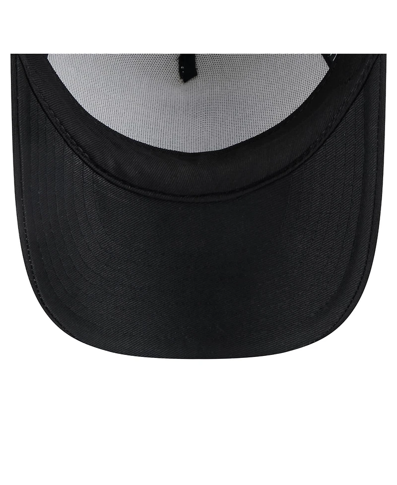 New Era Toddler White/Black Colorado Rockies Painted A-Frame 9FORTY Trucker Adjustable Hat
