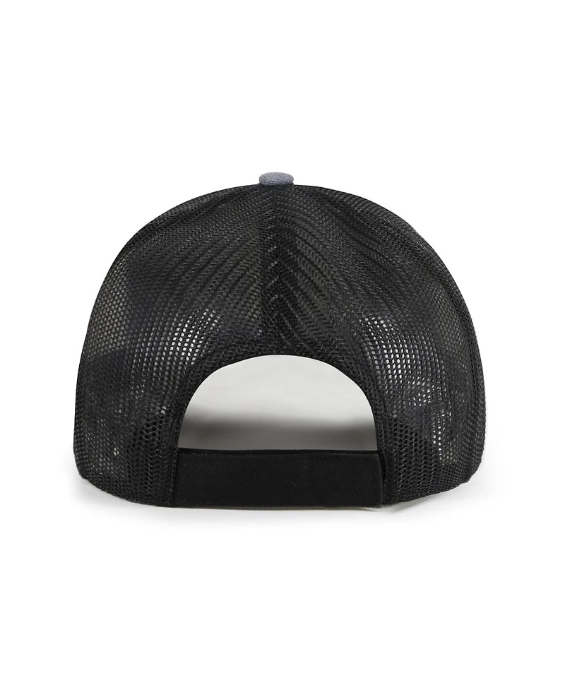 '47 Brand Men's Heather Charcoal New York Giants Carbon Rope Trucker Adjustable Hat