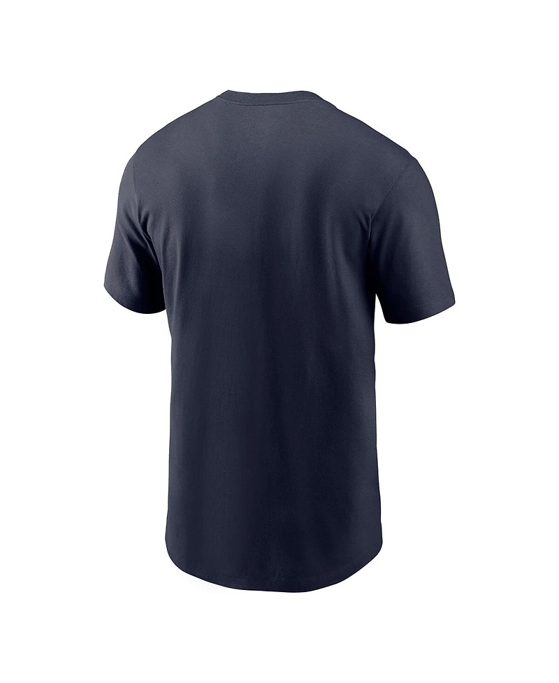 Nike Men's Navy Syracuse Orange Script T-Shirt