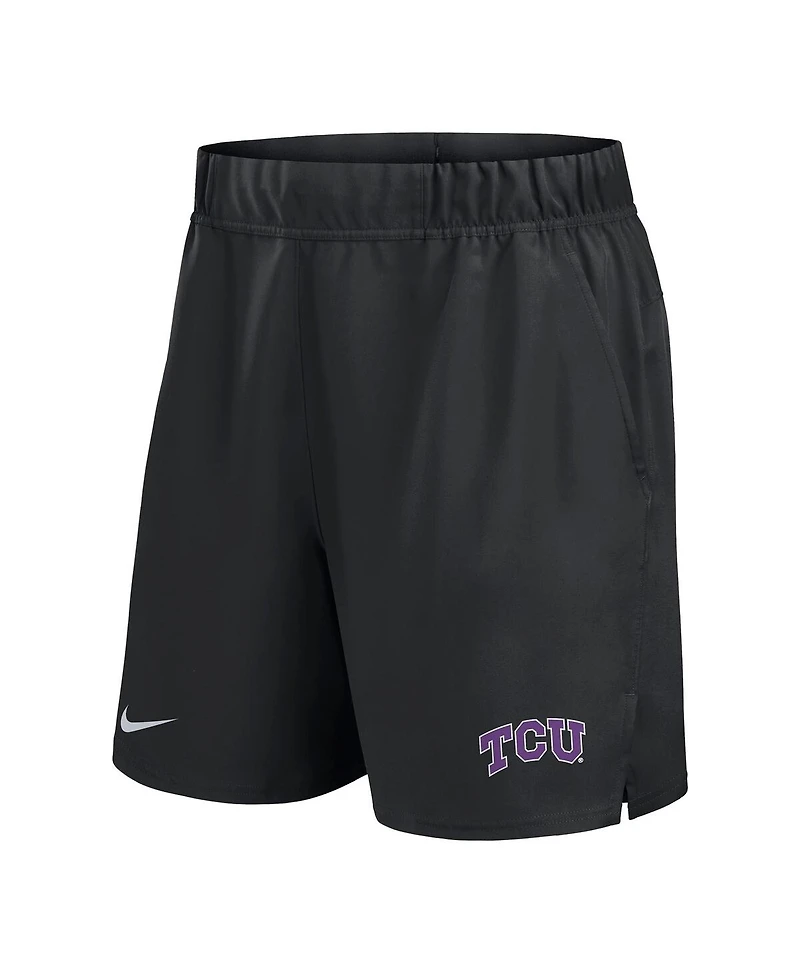 Nike Men's Black Tcu Horned Frogs Performance Victory Shorts