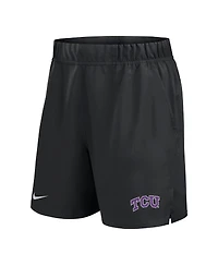 Nike Men's Black Tcu Horned Frogs Performance Victory Shorts