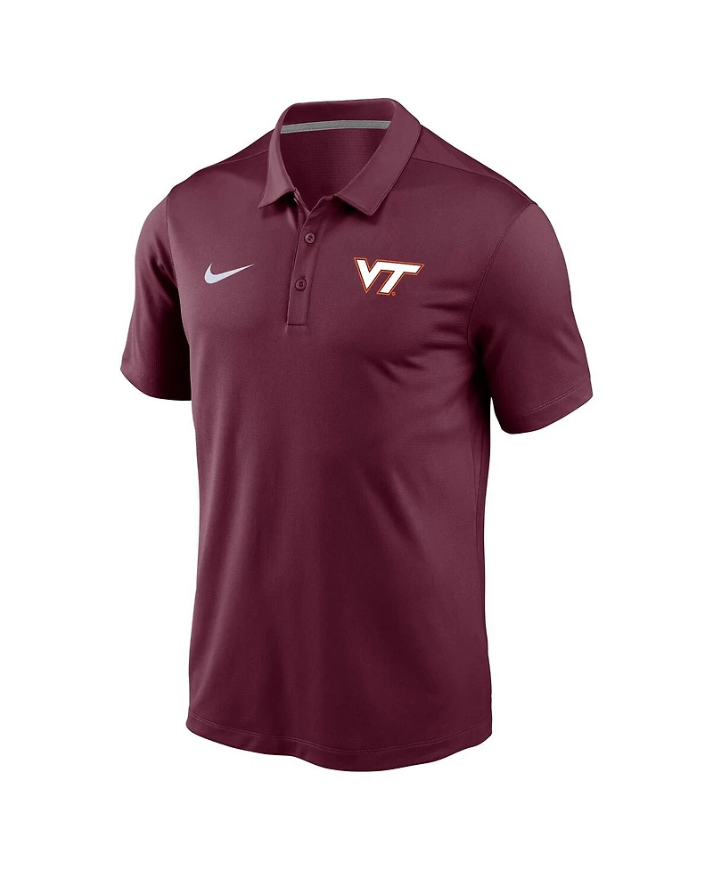 Nike Men's Maroon Virginia Tech Hokies Victory Solid Performance Polo Shirt