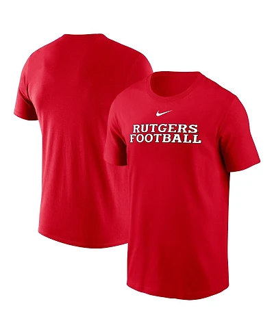 Nike Men's Scarlet Rutgers Knights Football Performance T-Shirt