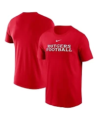 Nike Men's Scarlet Rutgers Knights Football Performance T-Shirt