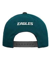 Outerstuff Big Boys and Girls Midnight Green Philadelphia Eagles Team Pre-Curved Adjustable Hat