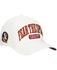 '47 Brand Men's White Florida State Seminoles Local Arch Hitch Snapback Hat