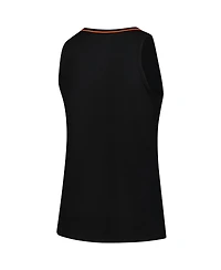 Logo Athletic Women's Black Cincinnati Bengals Plus Stellar Win V-Neck Tank Top