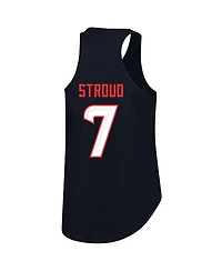 Fanatics Women's C.j. Stroud Navy Houston Texans Plus Name Number Tank Top