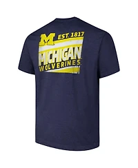 Fanatics Men's Navy Michigan Wolverines Big Tall Ideal Faded T-Shirt