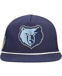 Mitchell & Ness Men's Navy Memphis Grizzlies Roper Trucker Snapback Hat