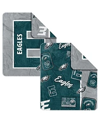 Logo Brands Philadelphia Eagles 50" x 60" Dream Weave Throws