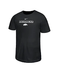 Nike Big Boys and Girls Black Arkansas Razorbacks Legend Performance T-Shirt
