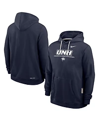 Nike Men's Navy New Hampshire Wildcats 2025 Sideline Performance Pullover Hoodie