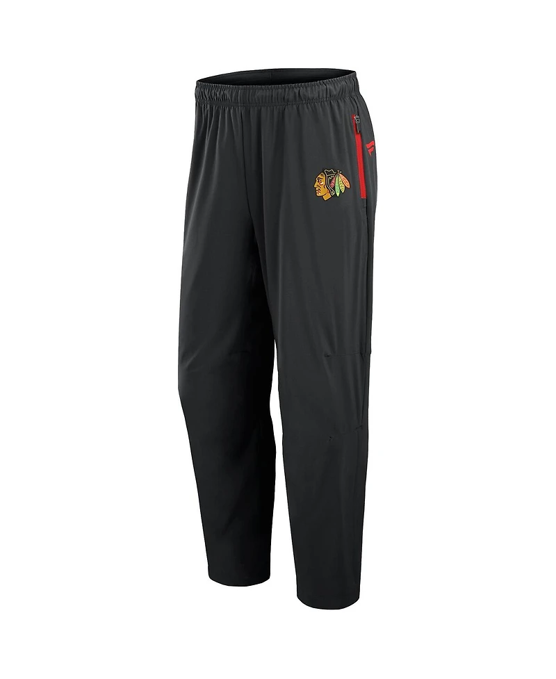 Fanatics Men's Black Chicago Blackhawks Authentic Pro Rink Pants