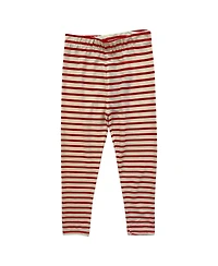 Wes & Willy Baby Boys and Girls Arkansas Razorbacks Long Sleeve Top Striped Tri-Blend Leggings Set