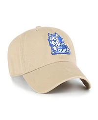 '47 Brand Men's Khaki Duke Blue Devils Vault Clean Up Adjustable Hat