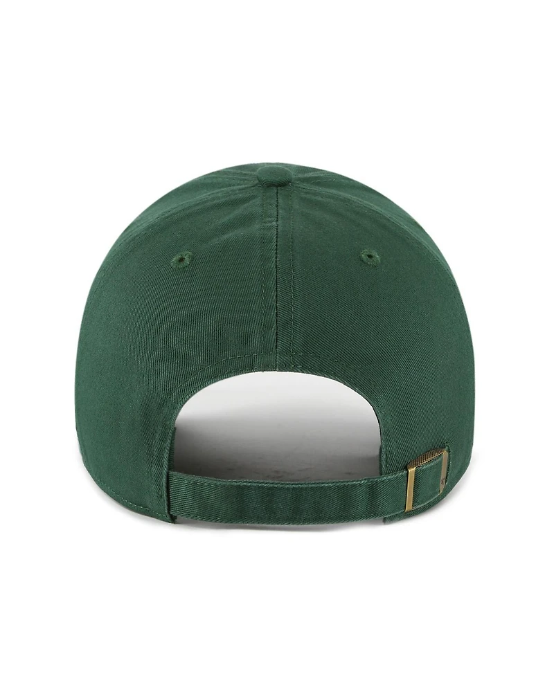 '47 Brand Men's Green Miami Hurricanes Clean Up Adjustable Hat