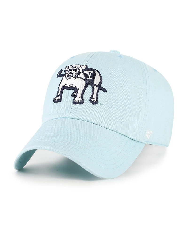 '47 Brand Men's Powder Blue Yale Bulldogs Clean Up Adjustable Hat