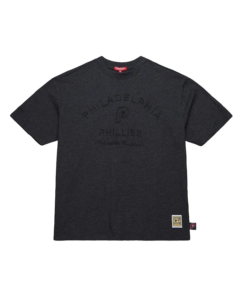 Mitchell & Ness Women's Black Philadelphia Phillies Boyfriend T-Shirt