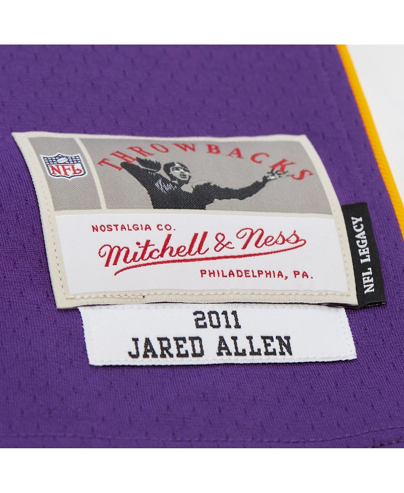 Mitchell & Ness Men's Jared Allen Purple Minnesota Vikings 2011 Legacy Replica Jersey