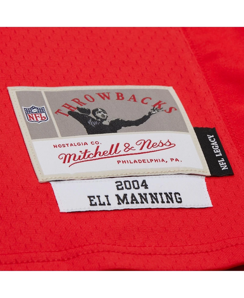 Mitchell & Ness Men's Eli Manning Red New York Giants 2004 Legacy Replica Jersey
