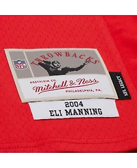 Mitchell & Ness Men's Eli Manning Red New York Giants 2004 Legacy Replica Jersey